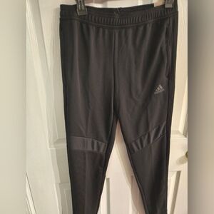 Adidas Kids (S)  Regular Tapered Fit Black Bottoms . New